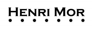 Logotipo Henri Mor vectorizado negro fondo blanco